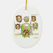 Trump is Poetin op de Ritz-cadeaus Keramisch Ornament (Voorkant)