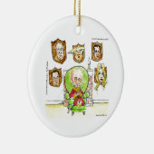 Trump is Poetin op de Ritz-cadeaus Keramisch Ornament (Rechts)