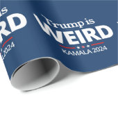 Trump is raar, grappig anti-Trump, 2024 Kamala Cadeaupapier (Rol Hoek)