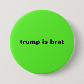 Trump is slim ronde button 7,6 cm (Voorkant)
