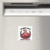 Trump is terug Kerstmis is weer geweldig Sinterkla Magneet (Insitu (Vaatwasser))