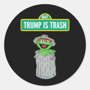 Trump is Troep Ronde Sticker