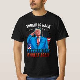 Trump is weer veteranendag t-shirt