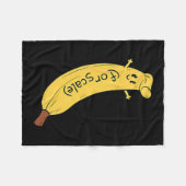 Trump It's Banana (voor schaal) Grappig 1 Fleece Deken (Voorkant (Horizontaal))