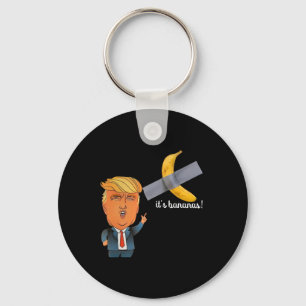 Trump It's Banana (voor schaal) Sterrenschip Funny Sleutelhanger