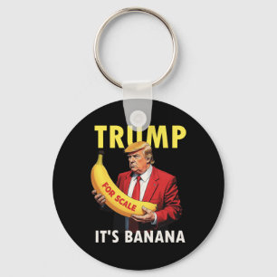 Trump It's Banana (voor schaal) Sterrenschip Funny Sleutelhanger