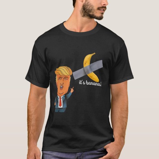 Trump It's Banana (voor schaal) Sterrenschip Funny T-shirt (Voorkant)