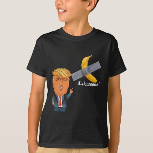 Trump It's Banana (voor schaal) Sterrenschip Funny T-shirt (Voorkant)