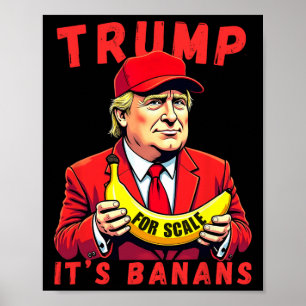 Trump It's Banana (voor schaal) Sterrenschip Poster