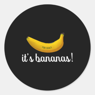 Trump It's Banana (voor weegschaal) Grappig Ronde Sticker