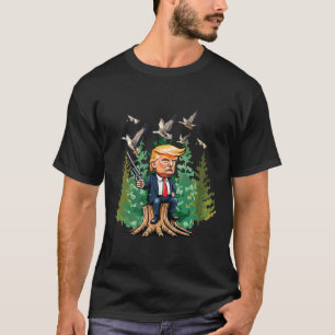 Trump jaagt in de wilde, gedurfde buitenmens t-shirt