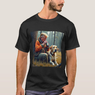 Trump jaagt op herten Grappig Bier Drink jacht T-shirt