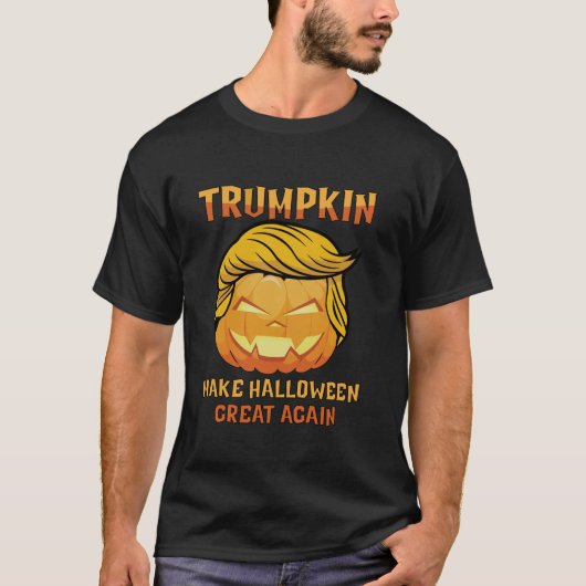 Trump Jack O Lantern maakt Halloween geweldig T-shirt (Voorkant)
