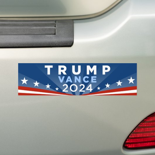Trump JD Vance 2024 Bumpersticker (Op auto)