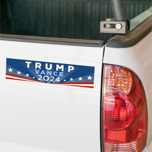 Trump JD Vance 2024 Bumpersticker (Op Truck)