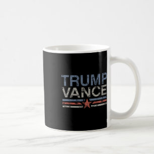 Trump Jd Vance 2024 Retro Stripe Trump Vance 2024 Koffiemok