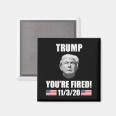 Trump, je bent bang. Verkiezing Anti-Trump 2020 Magneet (Voorkant / Achterkant)