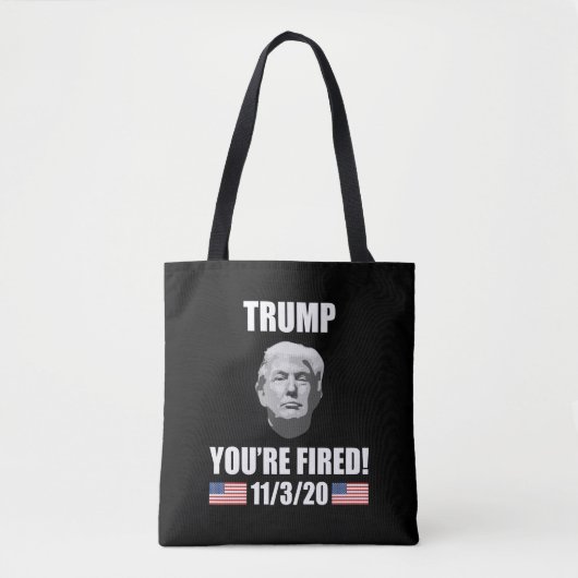 Trump, je bent bang. Verkiezing Anti-Trump 2020 Tote Bag (Voorkant)