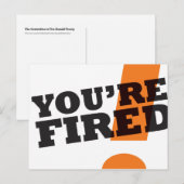 Trump: Je bent een briefkaart. Briefkaart (Voorkant / Achterkant)