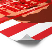 Trump Je bent een vaste partij Poster (Hoek)