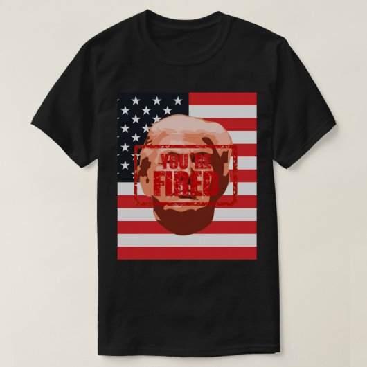Trump Je bent een vaste partij T-shirt (Design voorkant)