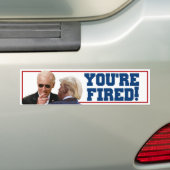 Trump Je bent Fired Biden 2024 Bumpersticker (Op auto)