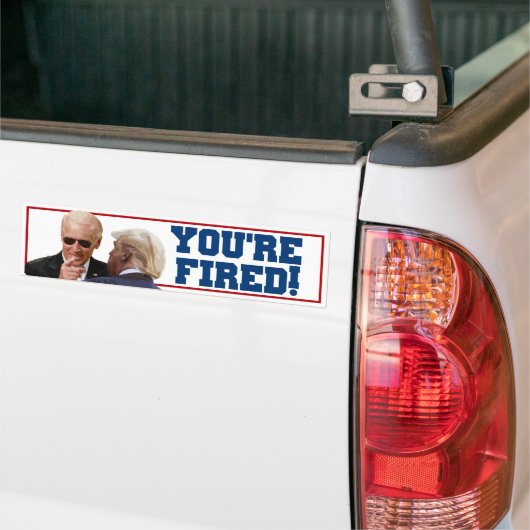 Trump Je bent Fired Biden 2024 Bumpersticker (Op Truck)