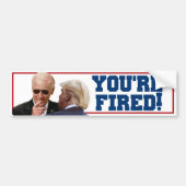 Trump Je bent Fired Biden 2024 Bumpersticker (Voorkant)