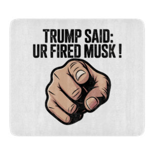 Trump: "Je bent ontslagen Musk!" Politieke verklar Snijplank