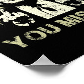 Trump Je Mist Grappige Trump 2024 Poster (Hoek)