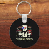 Trump Je Mist Grappige Trump 2024 Sleutelhanger (Voorkant)