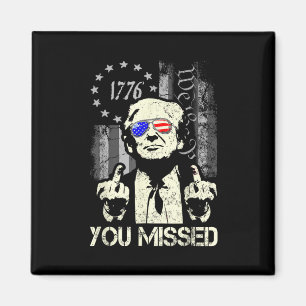 Trump Je Miste Me Trump Schot Trump Aanhangers Te Magneet