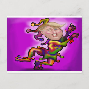 Trump Jester Briefkaart