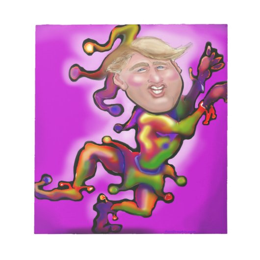 Trump Jester Notitieblok (Voorkant)