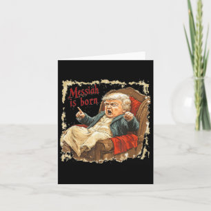 Trump Jezus Christus Lelijke Kerst Kaart