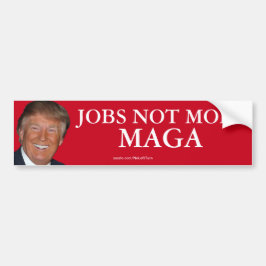 Trump Jobs not Mobs MAGA Bumpersticker