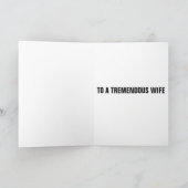 TRUMP JUBILEUM KAART VOOR VROUW (Binnen)