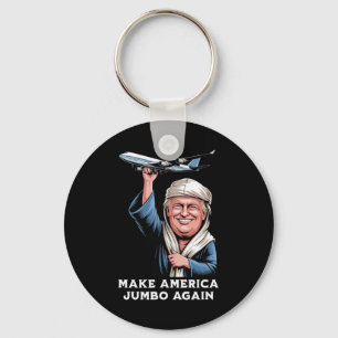 Trump Jumbo Jet Adventure voor luchtvaartliefhebbe Sleutelhanger