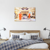 Trump jurken om canvas kunst in te leveren (Insitu (Slaapkamer))