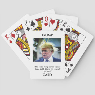 Trump-kaarten Donald Trump-afbeelding/quote speelk Pokerkaarten