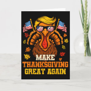 Trump Kalkoen Grappig Maak Thanksgiving Groter Dan Kaart