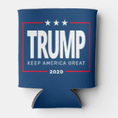 Trump KAN JAAR VERANDEREN Laat Amerika geweldig zi Blikjeskoeler (Voorkant)