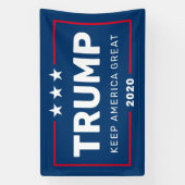 Trump KAN JAAR VERANDEREN Laat Amerika geweldig zi Spandoek (Verticaal)