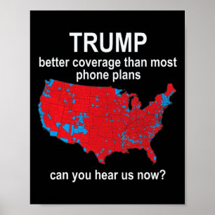 Trump Kan je ons nu horen Telefoondekking (c) Sati Poster