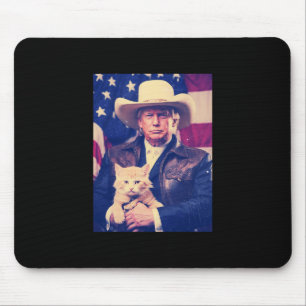 Trump Kat T-shirt Grappige Cowboy Donald Trump Ame Muismat