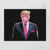 Trump Kauwgom Briefkaart (Voorkant)