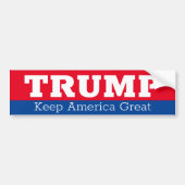 Trump Keep America Bumpersticker (Voorkant)
