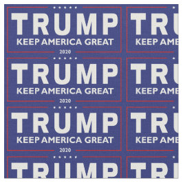 Trump Keep America Great 2020 blauwe achtergrond Z Stof