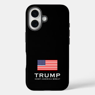 Trump Keep America Great Amerikaanse vlag iPhone 1 iPhone 16 Hoesje