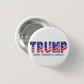 Trump Keep America Great Cadeau Ronde Button 3,2 Cm (Voorkant /achterkant)